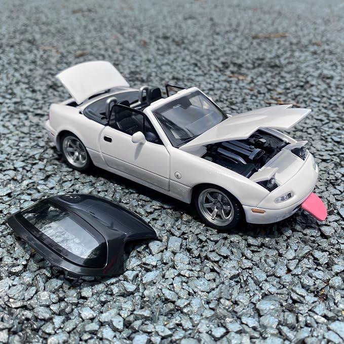 Car Toys for Boys 1 32 Diecast Cars Metal Toy Car,Collectibles Model Car Kits for Adults and Kids,Pull Back Cars with Lights and Sounds,Toy Cars for Boys Age 4-7（White）