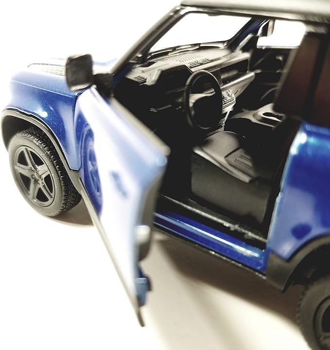 KiNSMART - Land Rover Defender 90 1:36 Scale 5" Die Cast Metal Model Toy SUV (Sky Blue)