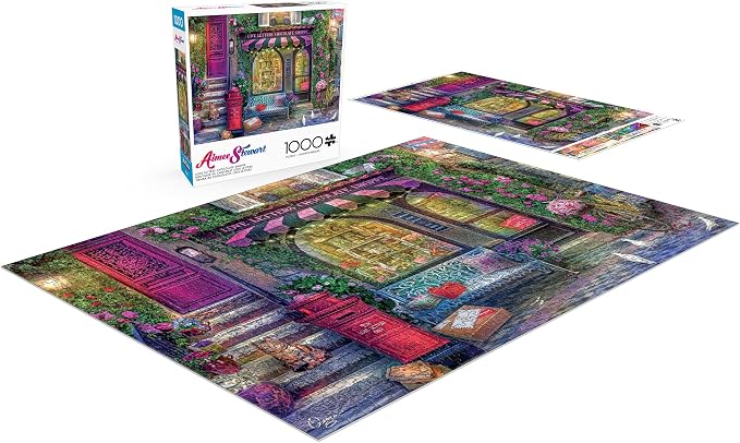 Buffalo Games Aimee Stewart - Chocolate Shoppe - 1000 Piece Jigsaw Puzzle - Multicolor, 26.75 x 19.75 in - 1000 Piece Puzzle for Adults - Full Color Poster - High Resolution Artwork