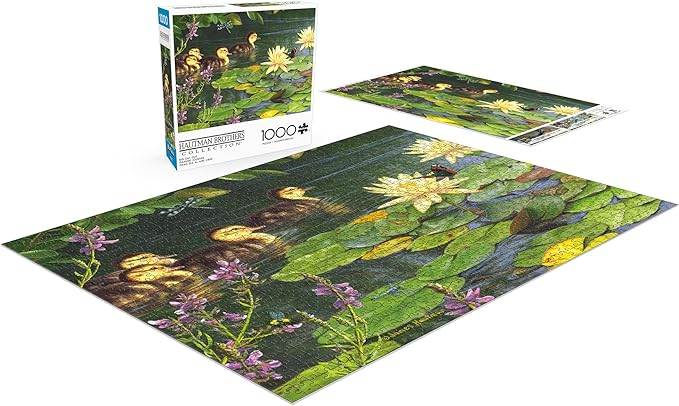 Buffalo Games Hautman Brothers Big Day Out Jigsaw Puzzle - 1000 Piece, 26.75 x 19.75 in - Puzzles for Adults - High Resolution Artwork - Reference Poster Included
