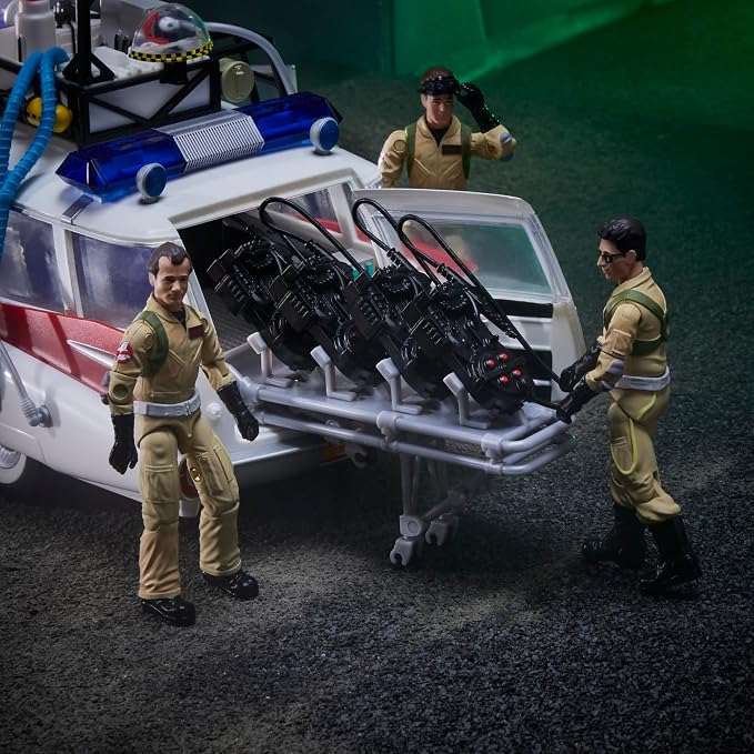 Ghostbusters Plasma Pack O-Ring Action Figure Set, 40th Anniversary 3.75-Inch-Scale (9cm) 4-Pack, Toys for Kids Ages 4 and Up