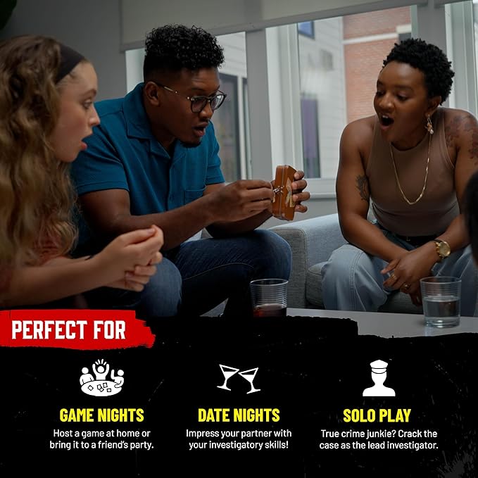 Hunt A Killer: Lakeside Slaughter, Immersive Murder Mystery Game, Interactive Crime Solving Experience, 90–120 Min Playtime, Ages 14+, Gifts for Mom