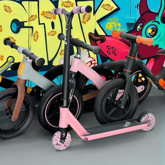 Limit LMT68 Mini Pro Stunt Kick Scooter – Short and Small Freestyle Trick Scooters for Kids Ages 5 Years and Up-Professional Complete BMX Scooter Perfect for Beginners Children Boys and Girls Gifts