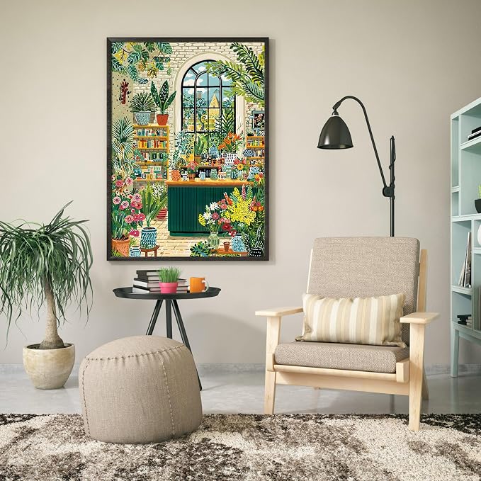 Botanical Garden Puzzles for Adults 1000 Pieces, Jigsaw Puzzles for Adults 1000 Piece, Challenging Game Toys, Impossible Puzzle, Family Decoration Puzzle