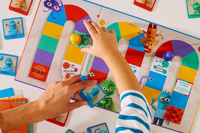 Emotion Seekers Game – Kids Board Game for Social Emotional Learning – Teaches Social Skills, Emotion Regulation & Empathy – Families & Therapy Educational Tool – Ages 4+