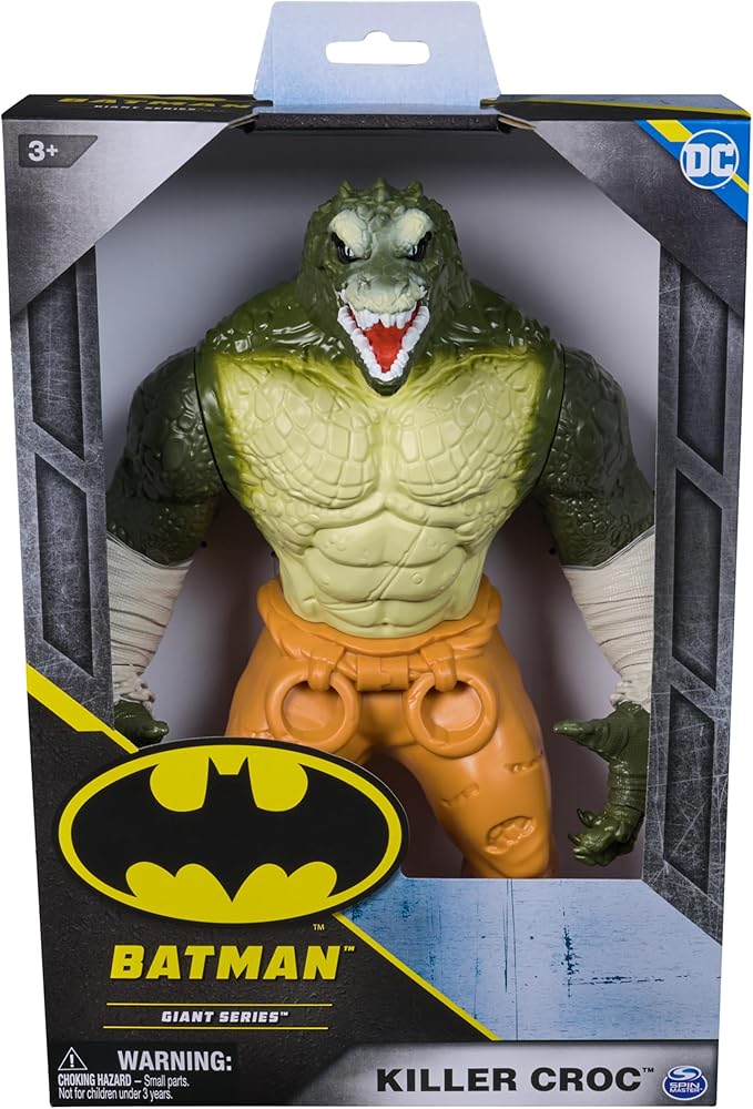 DC Comics, Batman Giant Series Killer Croc Action Figure, 12-inch Super Hero Collectible Kids Toys for Boys and Girls Ages 3 and Up