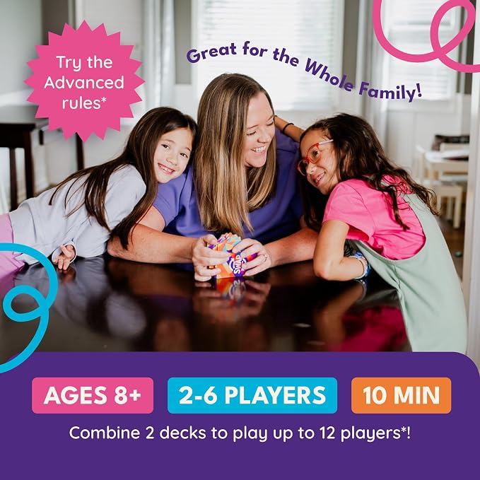 Brooke & Joy Games - Speed Swap Chaos – Where Order Creates Chaos! Fast, Fun Family Card Game for Kids, Teens & Adults, Easy to Learn, Perfect for Game Night & Travel, 10-Minute Party Game, Ages 8+