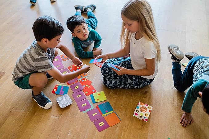 Tiny Polka Dot - the Math-Enriched Card Deck for Kids Ages 3–8 | Includes 16 Games that Playfully Teach Counting, Arithmetic & Logic | Early Math Learning Game for 1-6 Players