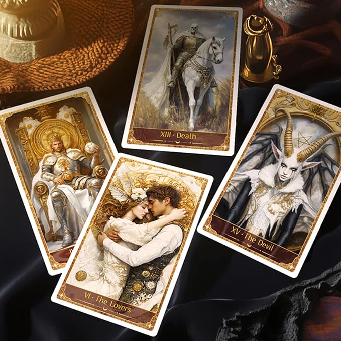 Sacred Tarot Card, Beginner and Expert Original Tarot Electronic Guide，Original and Beautiful Everyday Witch Decks, Divination Tools for All Skill Levels.