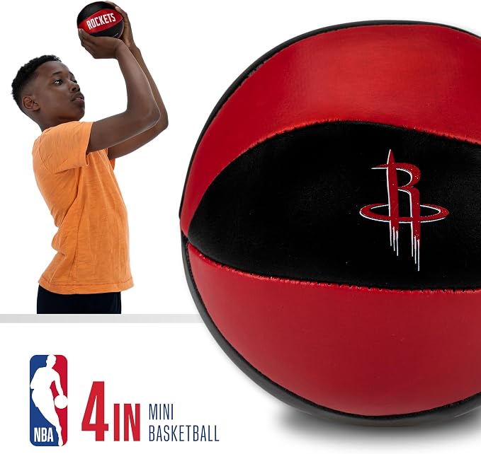 Franklin Sports NBA Toy Basketballs - 2 Pack of Kids Soft Mini Basketballs for Over The Door + Indoor Hoops - NBA Fan Shop