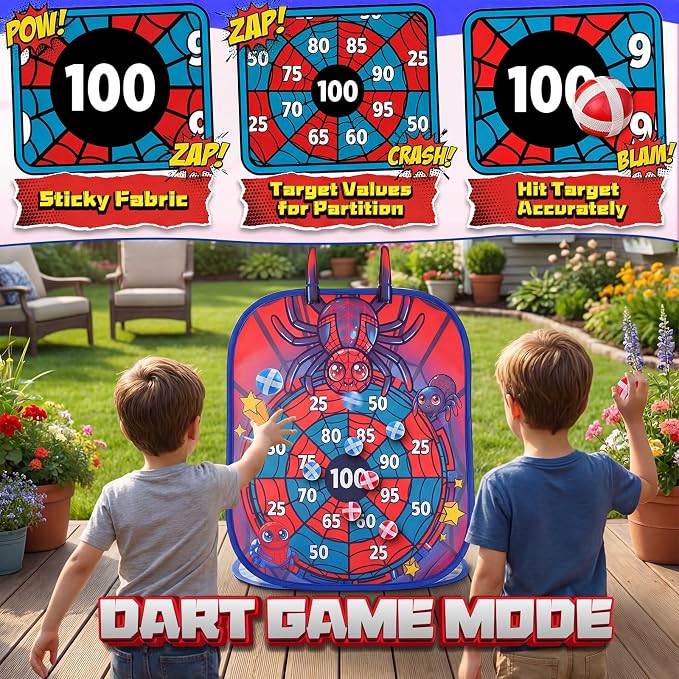 Bean Bag Toss Game for Kids - Cornhole Board Outdoor Toys for Toddlers -Party Activities Carnival Outside Yard Backyard Beach Lawn Games Toy for Kid Boys Girls Age 3 4 5 6 7 8 Year Old Birthday Gifts