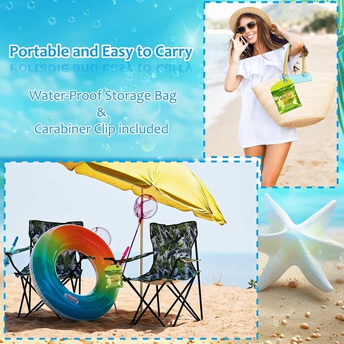 Natural Sand Remover Pouch for Beach | Aloe & Oat Powder, Talc-Free & Hypoallergenic | Waterless Cleaner for Feet, Swimsuits, Pets | Eco Travel Gift