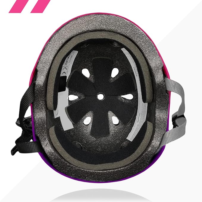 80SIX Triple Certified Multisport Helmet - Ideal for Bike, Scooter, Skateboard, Roller Skate and Inline Skate