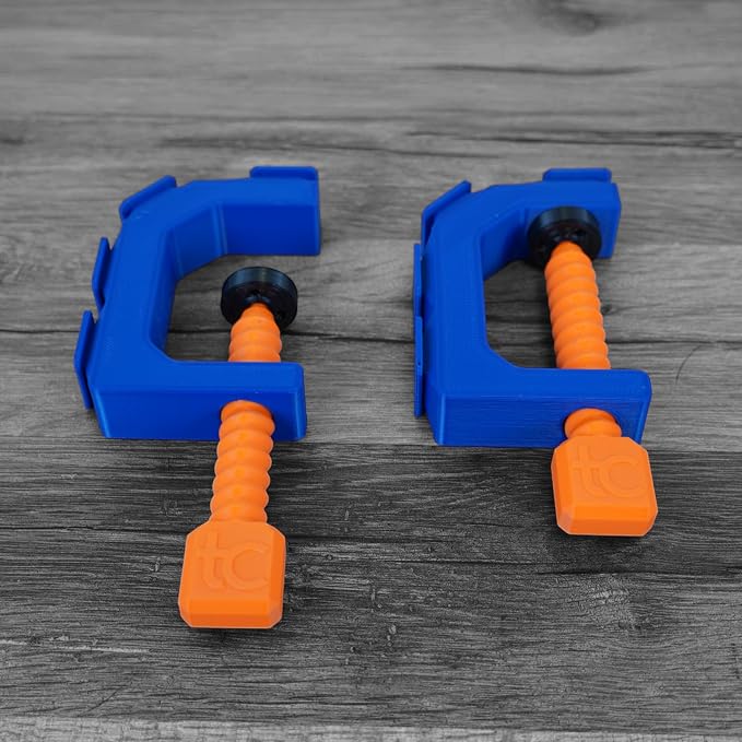 TechConnext Track Clamp for Hot Wheels Track (2 Pack) – Durable PLA Plastic, Up to 25% Stronger, Softer Top for Screw, Secure Grip, Made in USA