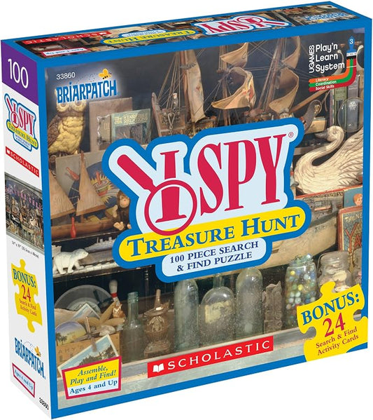 Briarpatch, I SPY Treasure Hunt 100 Piece Jigsaw Puzzle, Based On Search and Find Books, Preschool Learning for Kids