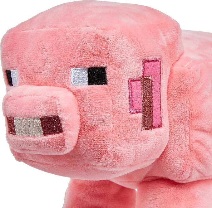 Mattel Minecraft Basic Plush Character Soft Dolls, Video Game-Inspired Collectible Toy Gifts for Kids & Fans Ages 3 Years Old & Up