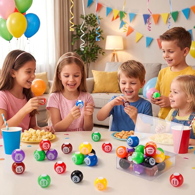 JOYIN 36 Pack 8-Ball Pool Fidget Spinners for Kids, Goodie Bag Stuffers for Birthday Party, Pool Ball Party Favors, Fidget Toys Bulk, Stress Balls, Treasure Box for Classroom