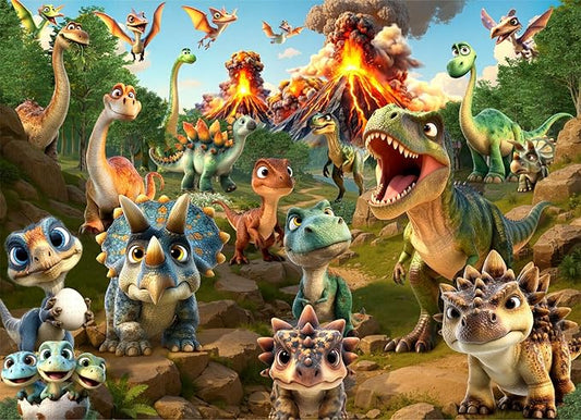 Puzzles for Kids Ages 6-8 8-10 Year Old, 200 Pieces Jigsaw Puzzles for Kids-Dinosaur World， Learning Educational Toys for Boys and Girls Ages 10-12 Year Old
