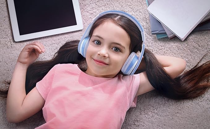 eKids Disney Frozen 2 Bluetooth Headphones with Microphone, Volume Reduced to Protect Hearing, Adjustable Wireless Headphones for School Home Travel, for Fans of Anna and Elsa