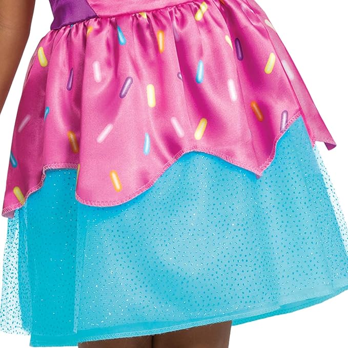 Cakey Cat Costume for Kids, Official Gabby's Dollhouse Costume and Cat Ears Headband
