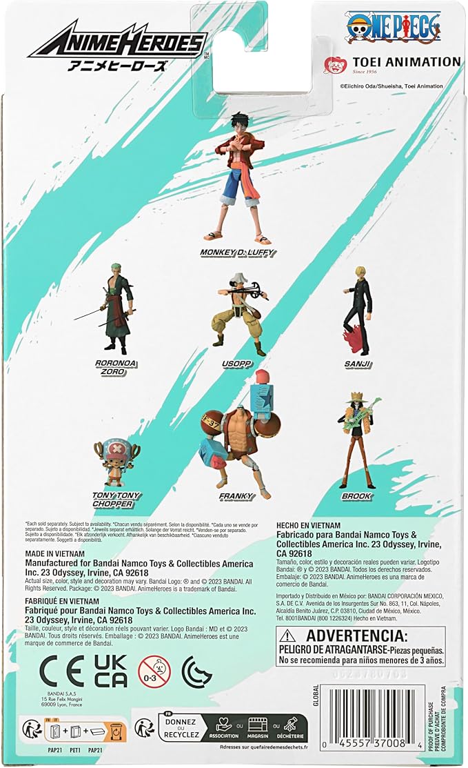 ANIME HEROES - One Piece - Monkey D. Luffy Renewal Version Action Figure