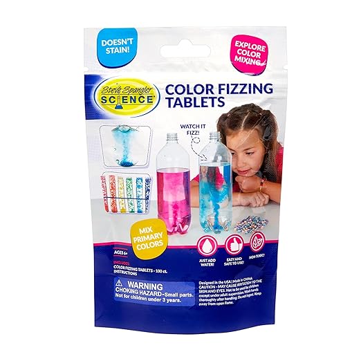 Steve Spangler Science Color Fizzers - True Color Tablets