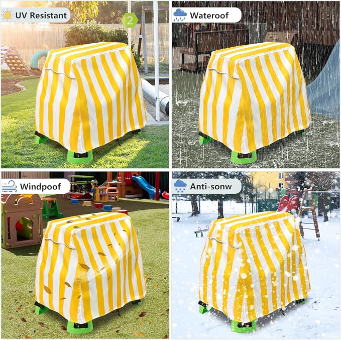 Okcool Kids Water Table Cover Fit Water Table,Outdoor Water Table Toys Cover, A Wide Selection of Cute Colors and Patterns