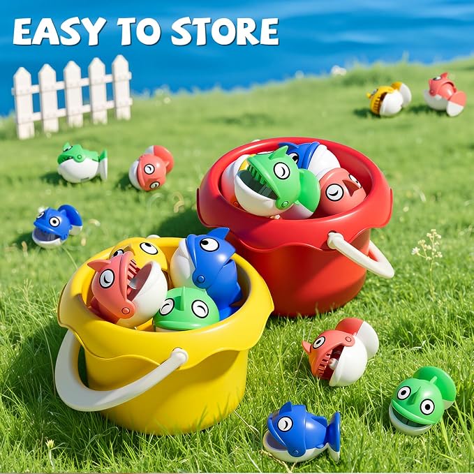 ORANGE OCEAN Pink 70 PCS Magnetic Fishing Game Toddlers 3-5, Board Games for Kids 4-6, Fishing Toys with 360° Rotation & Sound, for Boys Girl