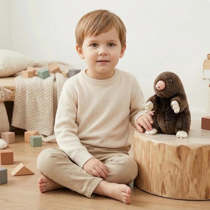 Simulation Little mole Plush Toy, Cute Mole Stuffed Animal, Soft for Kids Decor……