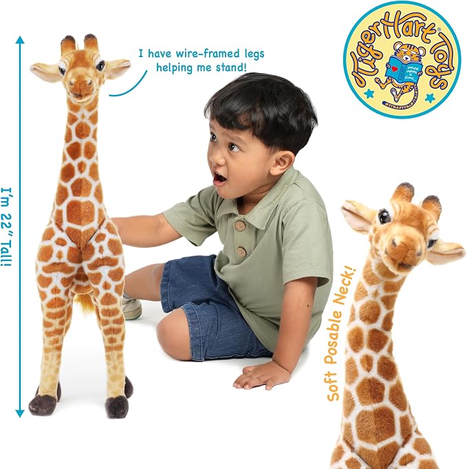 TigerHart Jocelyn The Giraffe - 22 Inch Stuffed Animal Plush