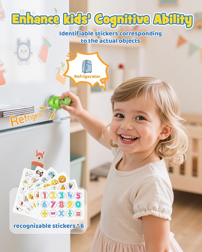 KOKODI Dinosaur Talking Pen with Phonics Cards, Autism Sensory Interactive Game for Kids Ages 3-8 Kindergarten Preschool Learning Activities, ABC 123 Learning Set for Toddler Educational Birthday Gift