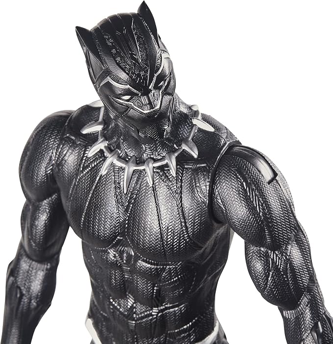 Marvel Avengers Titan Hero Series Black Panther Action Figure, 12-Inch Toy, Inspired By Marvel Universe, for Kids Ages 4 and Up