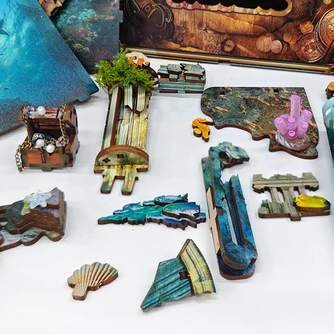 DIY Book Nooks - Deep-Sea Explorer Tiny Hous Submarine Miniature House Kit Building with Music, LED Light Magic and Rotating Scenery - Discover Atlanta