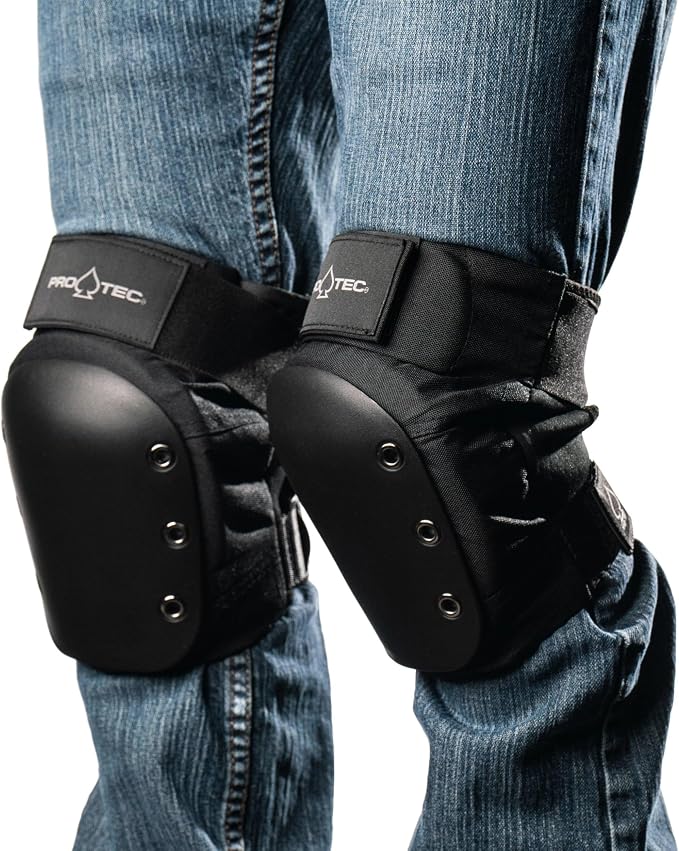 Pro-Tec Street 3-Pack Pad Set - Protective Gear for Skateboarding, Roller Skating, Scooter, Bicycling
