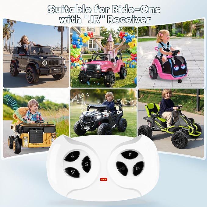 ANPABO 2.4GHz Bluetooth Remote Control Replacement for Ride on Car, Compatible Mercedes-Benz G63, Remote Controller for 12V/24V Electric Vehicles/g Wagon Toy car/Toddler Remote Control car