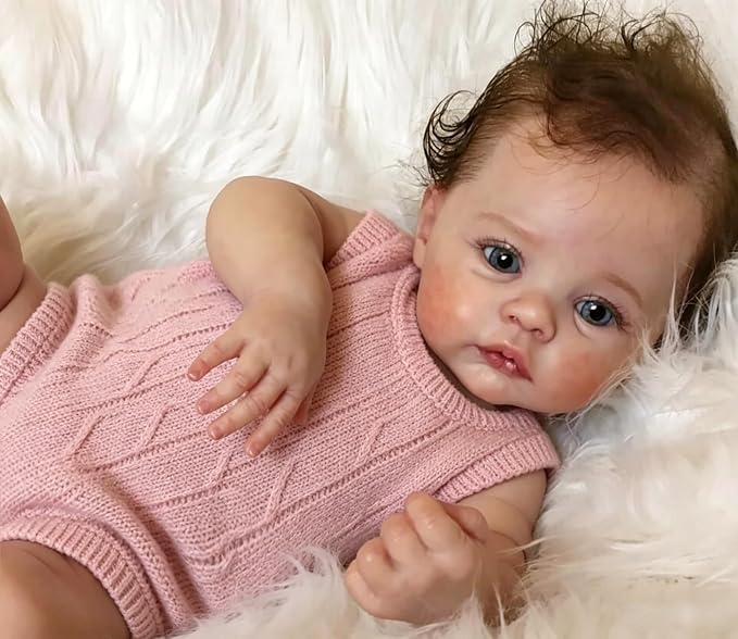 Zero Pam Reborn Baby Dolls Full Body Girl-18‘’ Posable Realistic Babys Doll, Real Looking Baby Doll, Real Life Reborn Dolls for Girls