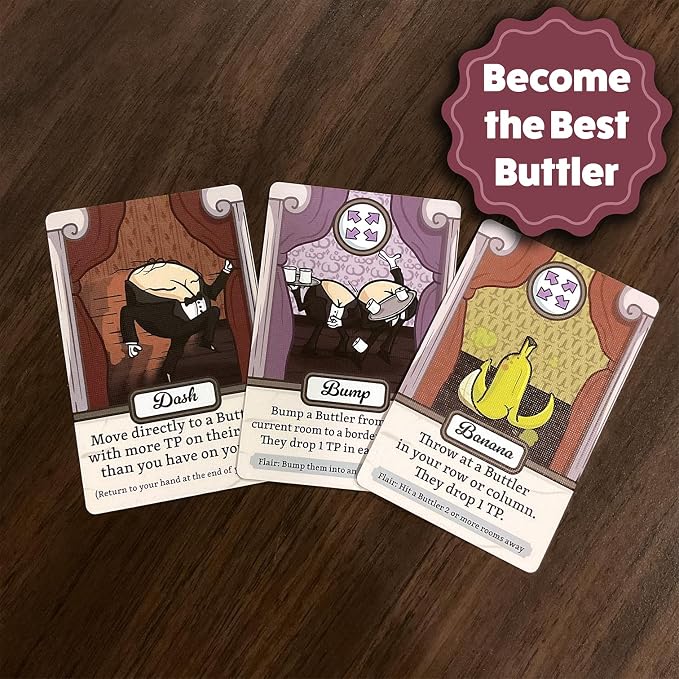 The Butler - You Flushed - Funny Family Board Game for 3-5 Players by The Dusty Top Hat