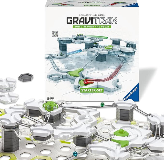 Ravensburger GraviTrax Starter Set - Gravity & Magnetic Marble Game - MESH Accredited STEM Toy for Kids - Brain-Building, Educational Gift - Engages Critical Thinking, Problem Solving - Ages 8+