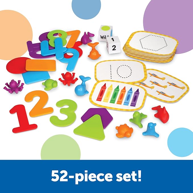 Learning Resources Skill Builders Preschool Numbers - Back to School Supplies, Teacher Must Haves, Toddler Learning Activities, Ages 3 and Up