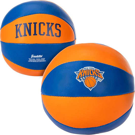 Franklin Sports NBA Toy Basketballs - 2 Pack of Kids Soft Mini Basketballs for Over The Door + Indoor Hoops - NBA Fan Shop