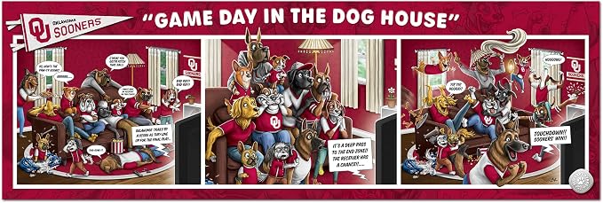 YouTheFan NCAA Game Day in The Dog House - 1000pc Puzzle