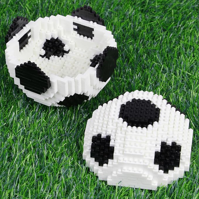 SAMYBLOCKS Soccer 819Pcs Micro Mini Building Blocks Set,Meaninful 3D Footaball Sports Educational Collection Toy,Creactive Ball Decoration and STEM Gift for 14+ Kids or Adults