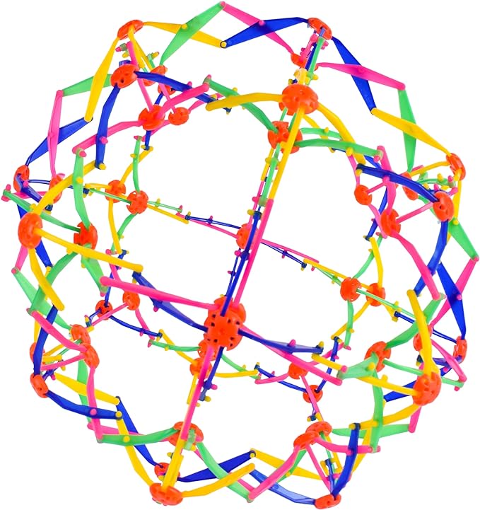 Sunny Days Entertainment Nucleus Expandable Ball – Breathing Toy Sphere for Kids & Adults – Expands from 5.5’’ to 10"