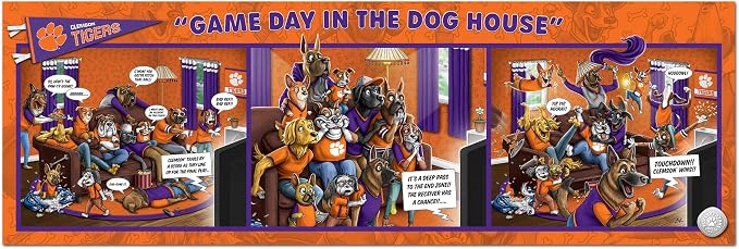 YouTheFan NCAA Game Day in The Dog House - 1000pc Puzzle