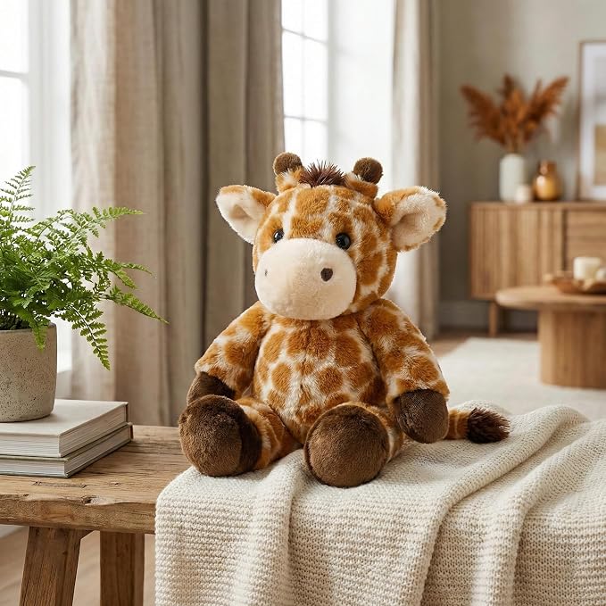 Stuffed Animal Plush Toy Soft Plushie Cuddly Giraffe Cute Plush Toy for Kids Toddlers Boys Girls Birthday Christmas Nursery Decor Party Favors
