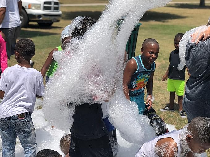 Foam Powder for Party Cannons & Foam Bubble Generators for Backyard Parties