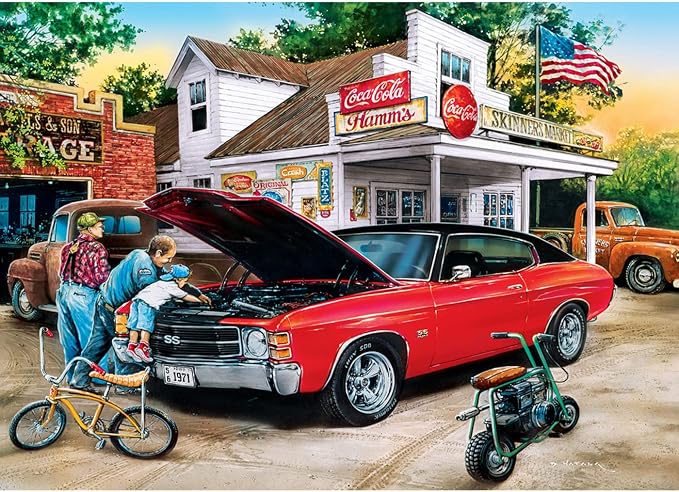 MasterPieces - 1000 Piece Jigsaw Puzzle, Getting Dirty, Fun for Adults, Family, Kids, Matte Finish, 19.25" x 26.75"