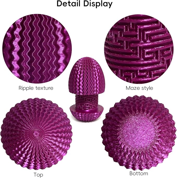 2026 Mystery Egg Maze Puzzle Box: 4 Unique Mazes Money Holder with Hidden Compartment, Brain Teaser Game for Cash & Gifts, Reusable Surprise Container for Easter Birthday Christmas Party