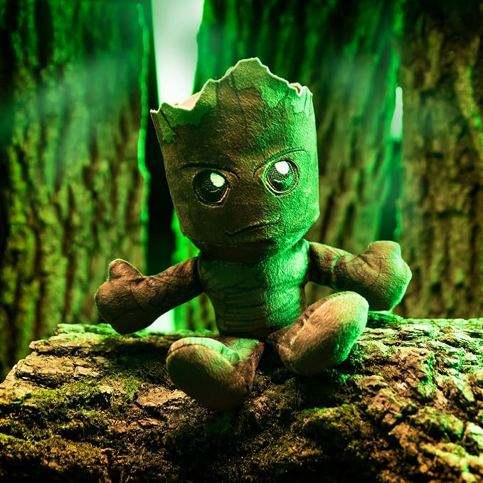Bleacher Creatures Marvel Groot 8" Kuricha Sitting Plush - Soft Chibi Inspired Toy