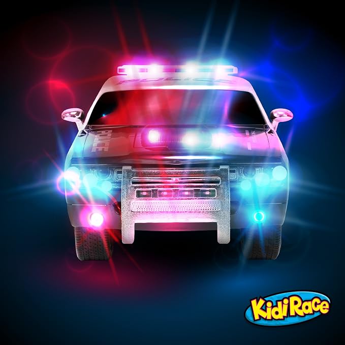 Rechargeable Police Car Remote Control Toy for Kids, Hobby Rc Cars Toys, Lights & Siren, Birthday Gift Ideas for Boy Age 8-12 Years, Gifts for Boys & Girls Ages 3 4 5 6-8 9 10 11 12 Year Old